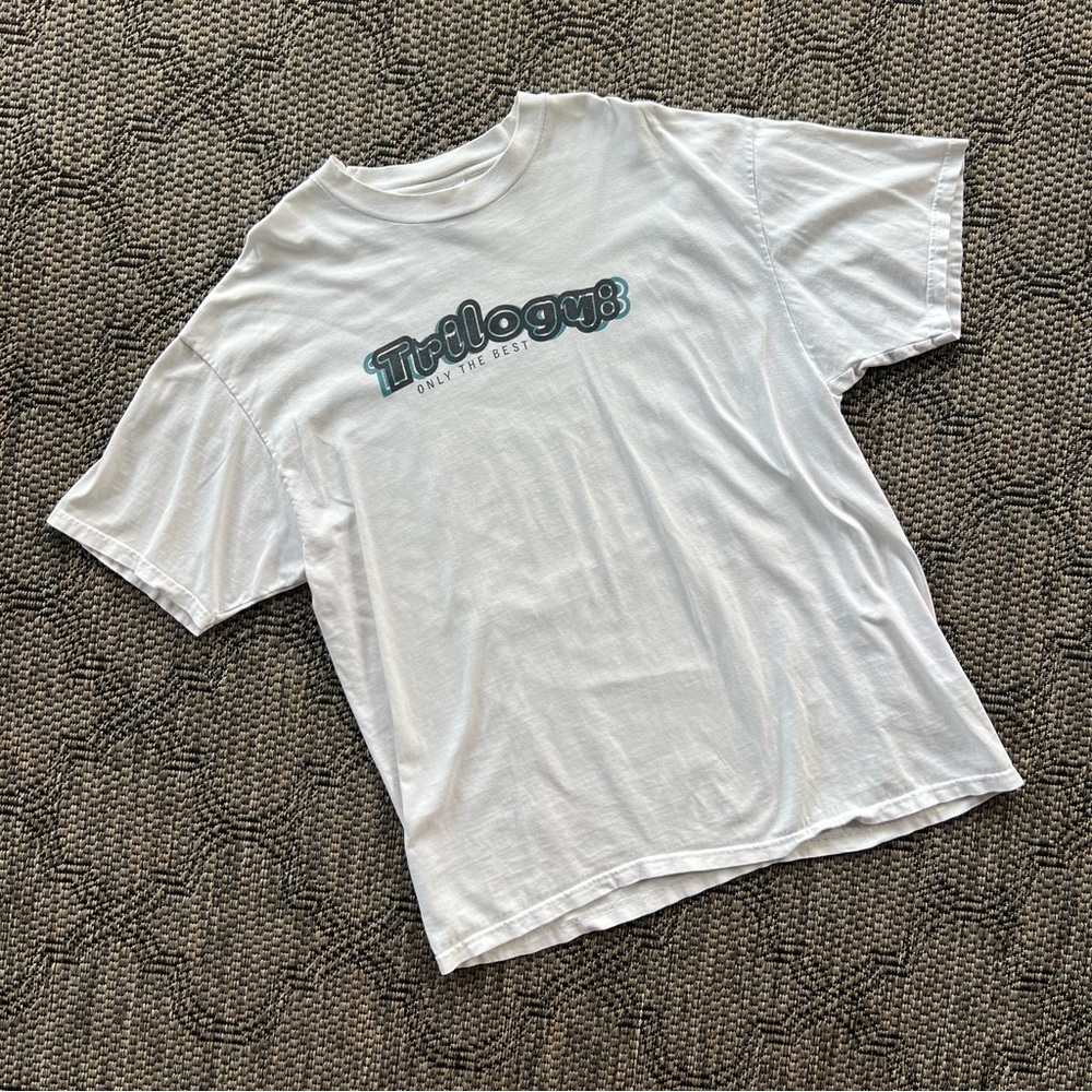 Vintage Late 90s / Y2K Trilogy Software Tech T-shirt‎ Size XL